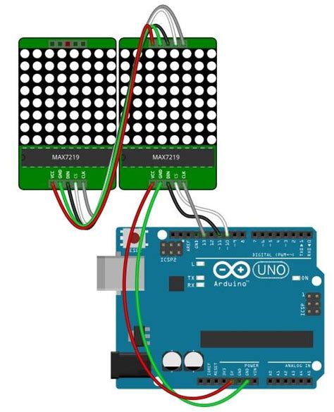 max7219-1088as breakout scrolled LED display | Arduino, Arduino projects, Electronics basics