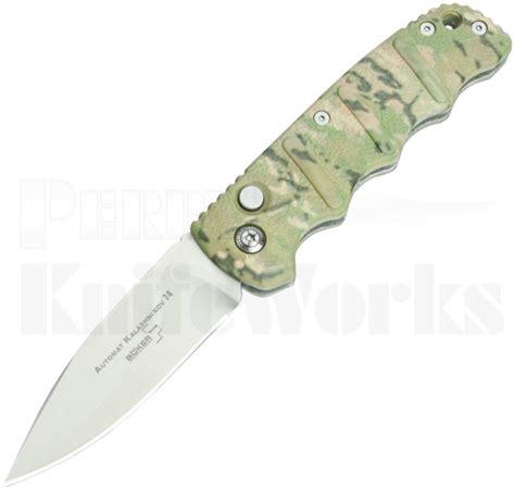 Boker Kalashnikov Camo Automatic Knife 3.25" Satin l Perry Knifeworks