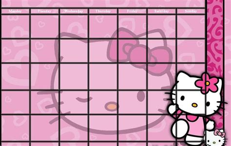 20 Free Printable Hello Kitty Coloring Pages Free Printable Calendar ...