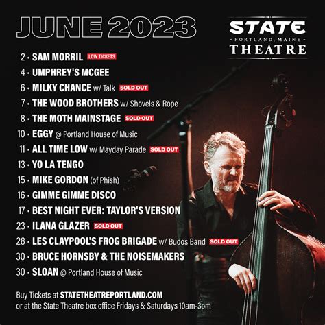 🌞 JUNE 2023 🌞 2 • Sam... - State Theatre, Portland, Maine | Facebook