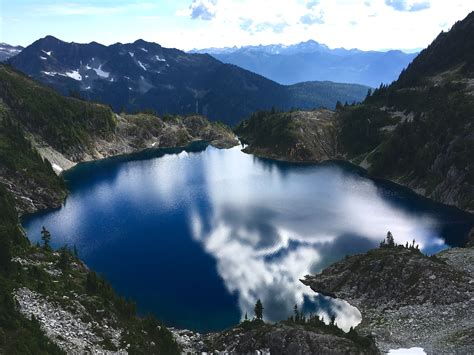 Unnamed beep blue lake in South Western British Columbia Canada. [OC][3742 x 2806] -iamkokonutz ...