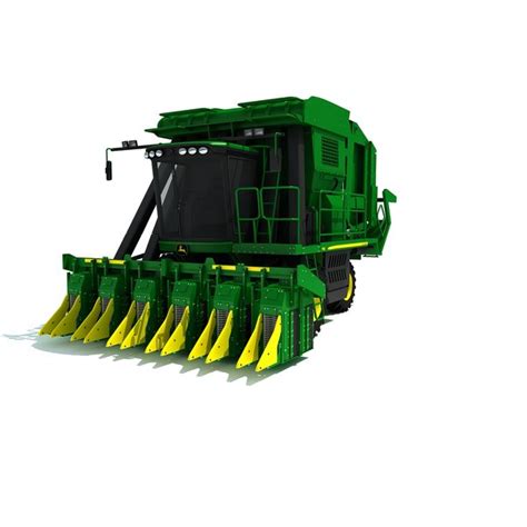 john deere cotton picker 3d model