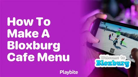 How to Make a Bloxburg Cafe Menu - Playbite