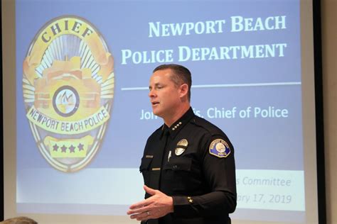 Police Chief Update on Crime Stats, Strategies, Trends - Newport Beach News