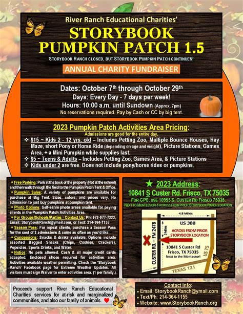 Pumpkin Patch 2023 Info