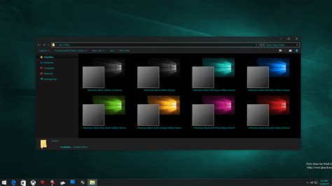 Тема Windows 10 Black Edition - для windows 10