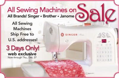 Joann.com Web-Exclusive Sale and Big Discounts on Sewing Machines - Everyday Savvy