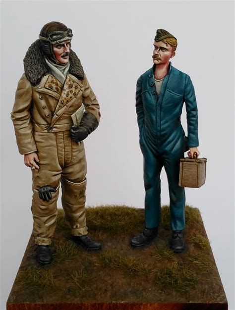 RFC/RAF Pilot & Mechanic WW1 1/32 - Elan13