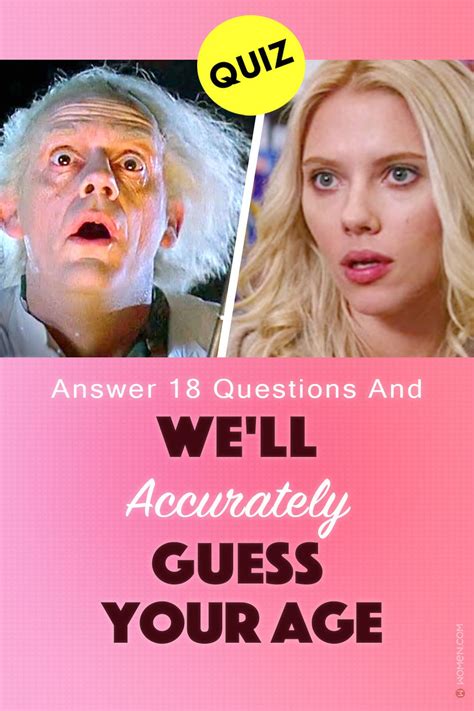 Quiz: Answer 18 Questions And We'll Accurately Guess Your Age | Quiz, Language quiz, Personality ...