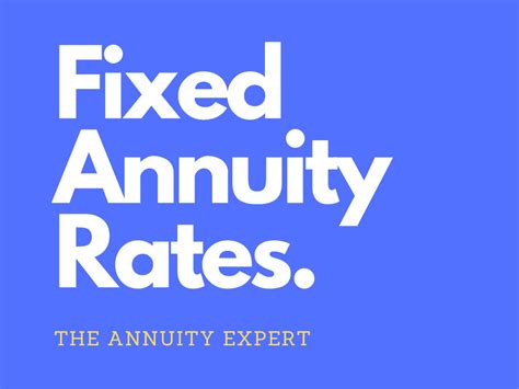 The Best Fixed Annuity Rates [May 2020] | The Annuity Expert