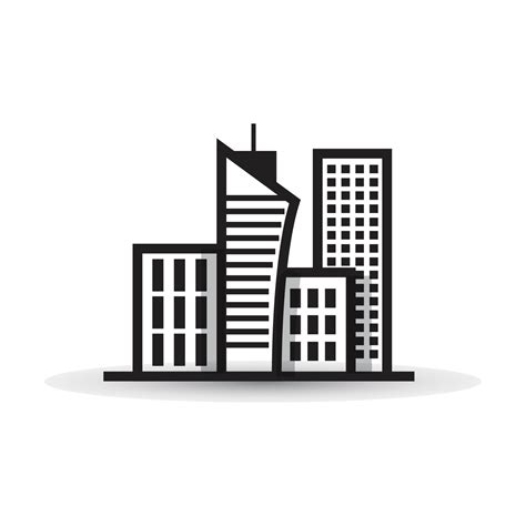 Black building vector icon isolated on white background 7926215 Vector Art at Vecteezy