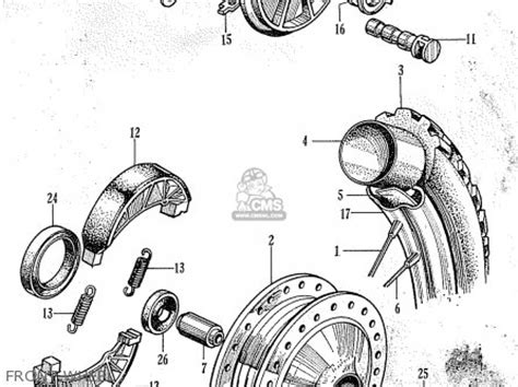 Honda C100 GENERAL EXPORT parts lists and schematics