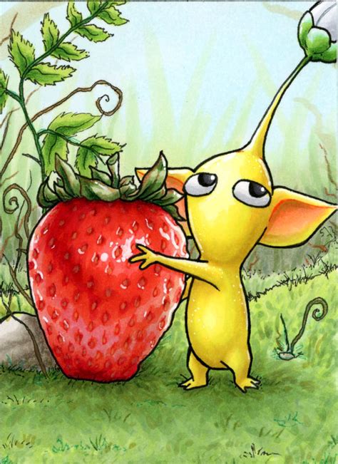 Yellow Pikmin ATC by KaizokuShojo on DeviantArt