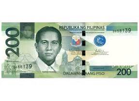 List of New Peso Bills (Banknote Series) in the Philippines