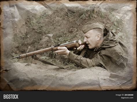 Red Army Soldier. Image & Photo (Free Trial) | Bigstock