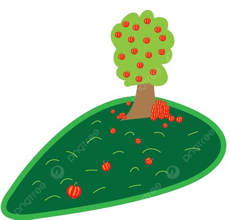 Apple Tree Harvest Nature Background Vector, Harvest, Nature, Background PNG and Vector with ...