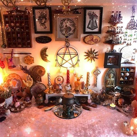 Witchy Altar Space | Wiccan decor, Witchy decor, Witch decor