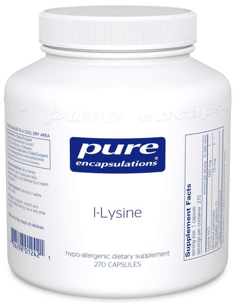 Pure Encapsulations - l-Lysine