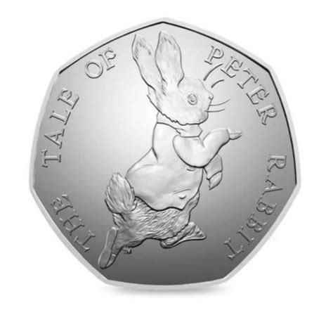 Peter Rabbit 50p - 2017 - Rare UK Coins