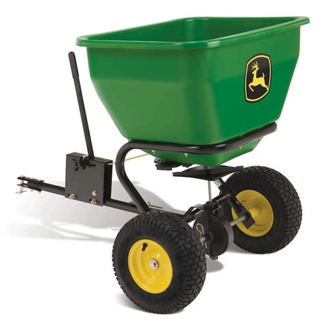 John Deere 175-lb Capacity Tow-Behind Lawn Spreader at Lowes.com