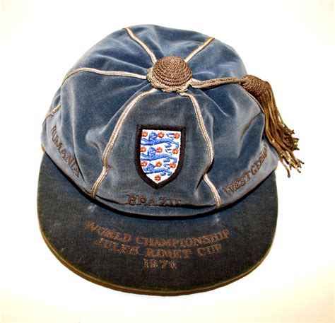 Geoff Hurst's England Cap, 1970 - National Football Museum