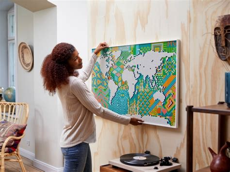 Lego Unveils Its Largest Set Ever: A World Map With Over 11,000 Pieces