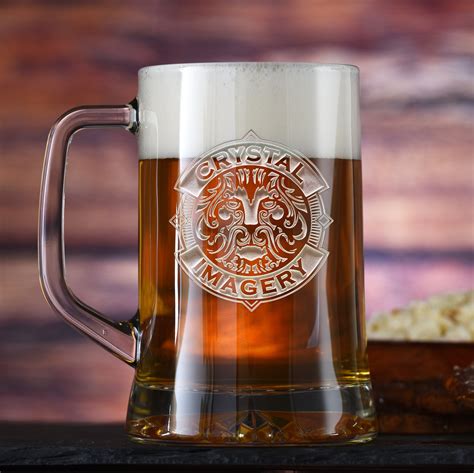 Custom Logo Promotional/Branded Beer Mugs and Glasses– Crystal Imagery