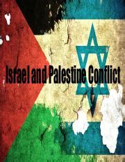 Israel-Palestine Conflict.pdf - Israel-Palestine Conflict Israel and ...