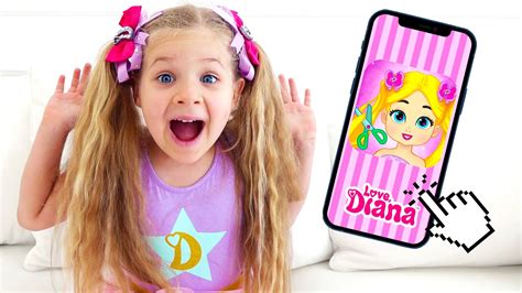 Diana and Roma play Love, Diana Dress Up - new game for kids - YouTube