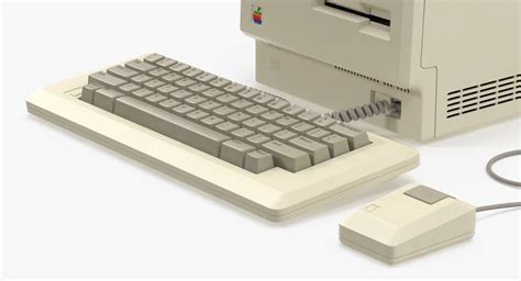 3d Apple Macintosh 128k Model