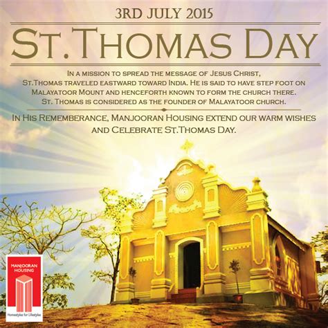 St. Thomas Day | Manjooran Housing