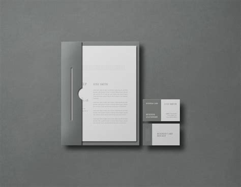 Premium PSD | Minimal Stationery Mockup