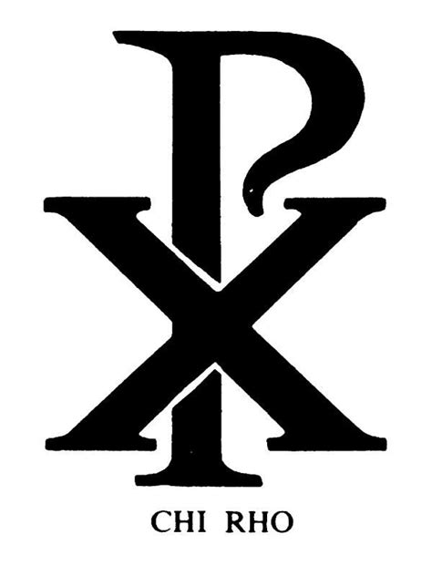 The Chi-Rho symbol was used by the Roman emperor Constantine I the Great as part of a military ...