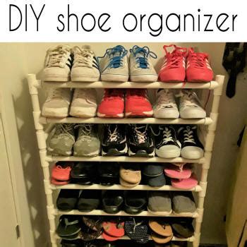 DIY pvc pipe shoe organizer | Crazy DIY Mom