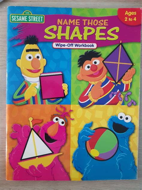 Sesame Street Elmo, Cookie monster Shapes Wipe Off Workbook, Hobbies ...