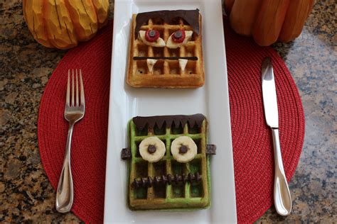 Halloween Buttermilk Waffles Recipe - Windy City Baker