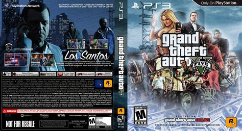 Capa Grand Theft Auto V (GTA 5) PS3 ~ Gamecover | Download de capas ...