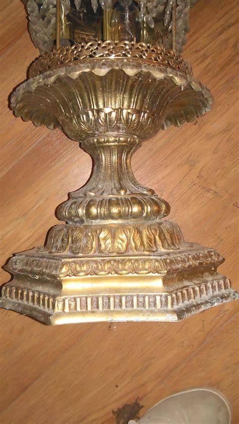 48" solid brass lamp | InstAppraisal