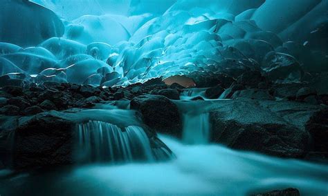 Travel Trip Journey : Mendenhall Ice Cave Alaska United States