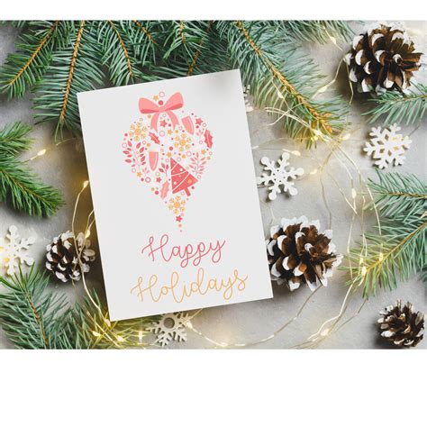 Printable Holiday Cards, Printable Greeting Card, Christmas Card ...