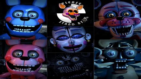 FNAF SISTER LOCATION CUSTOM NIGHT ALL JUMPSCARES - clipzui.com