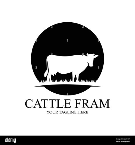 Premium quality Grass Cow Angus Farm Castle Logo Icon Vector Stock Vector Image & Art - Alamy