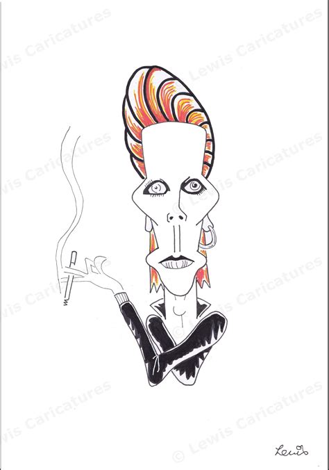 David Bowie Caricature - Etsy