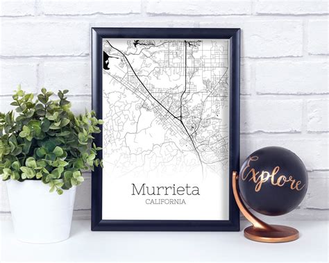 Murrieta Map INSTANT DOWNLOAD Murrieta California City Map | Etsy