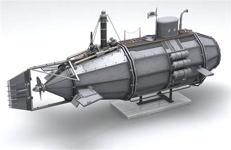 Steampunk Submarine Concept on Behance | Steampunk airship, Submarine, Steampunk design