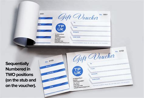 GIFT VOUCHER printing from £25 | Gift Voucher Books