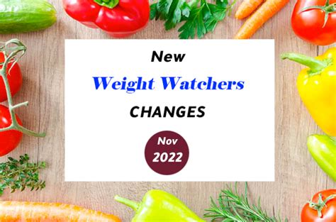 The New Weight Watchers Plans for Nov 2022 & 2023 - Potips