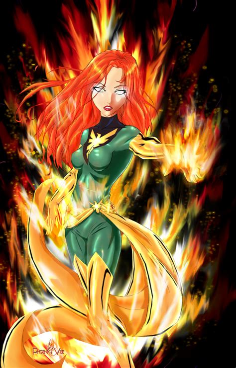 Jean Grey-Phoenix by PhoenixVibe on DeviantArt