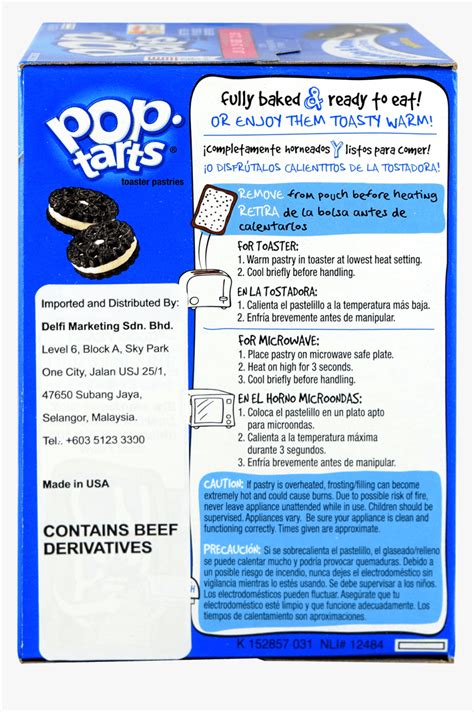 Pop Tart Nutrition Facts Cinnamon | Besto Blog