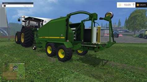 JOHN DEERE 678 BALER WRAPPER V2 • Farming simulator 19, 17, 22 mods ...